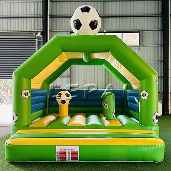 Lepai Inflatables commercial bounce house Football Theme jumping bouncer new design inflatable trampolines for kids adults