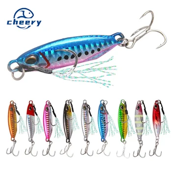 Duo Iron Plate Far-Casting Lure Bait 15g Metal Freshwater Sea Fishing Bass Gear with Shiny Blood Groove Hook – Metal Jig – view 2