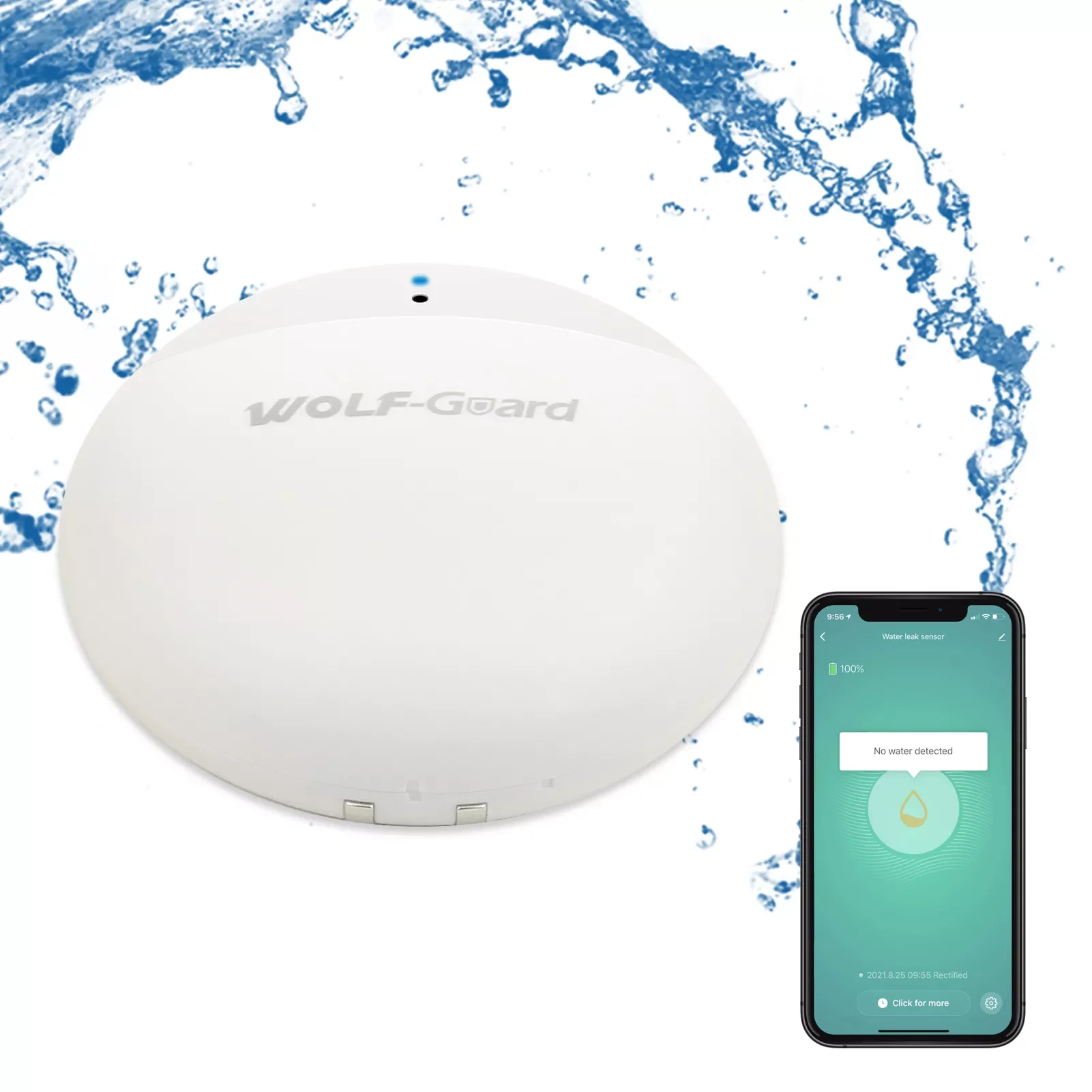 Wi-fi Беспроводной Датчик Утечки Воды - Buy Wifi Water Leakage Detector,  wifi Water Leakage Detector, wifi Water Leak Sensor Product on Alibaba.com