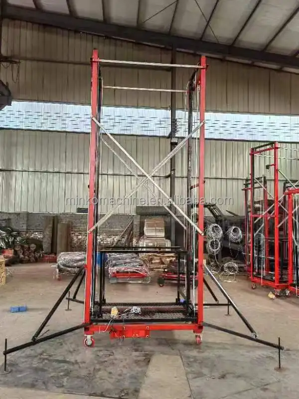 200-500kg 6m Electric Scaffolding Foldable Electric Scaffolding Lift ...