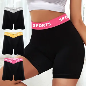 USA Warehouse Shipping Famale Tight Boy Shorts Women's Sports Panty Set Boxer Shorts for Women's 3 Pack