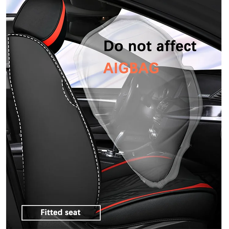 Xiangta лидер продаж новинка высокое качество универсальный размер искусственная кожа 5 сидений чехол на заднее сиденье автомобиля аксессуары Набор чехлов для