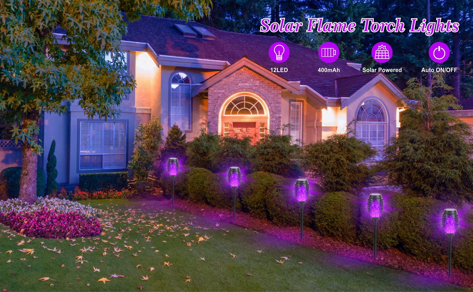 Outdoor Led Solar Light Garden Street Lights Waterproof Sensor Solar