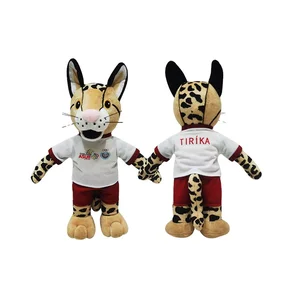 Manufacturer OEM Custom Plush Realistic Animal Character Mascot Toy with PP Cotton Filling