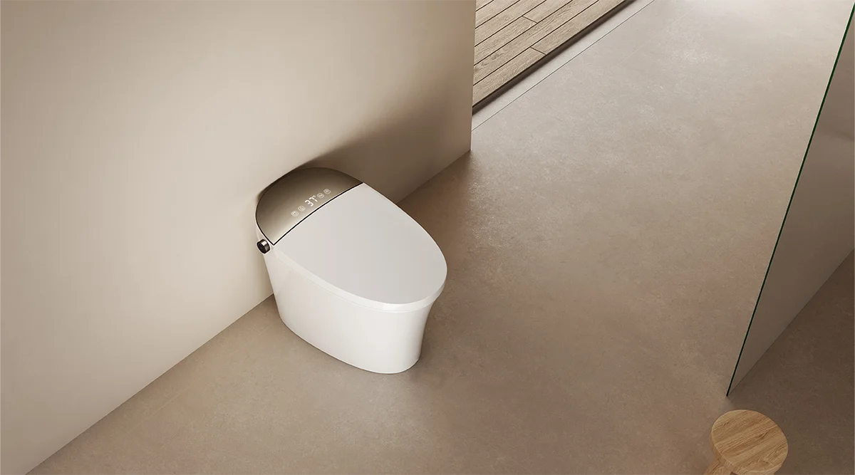 16B-DB80 Japanese Toilet Automatic Flushing Toilets Elongated Bathroom ...