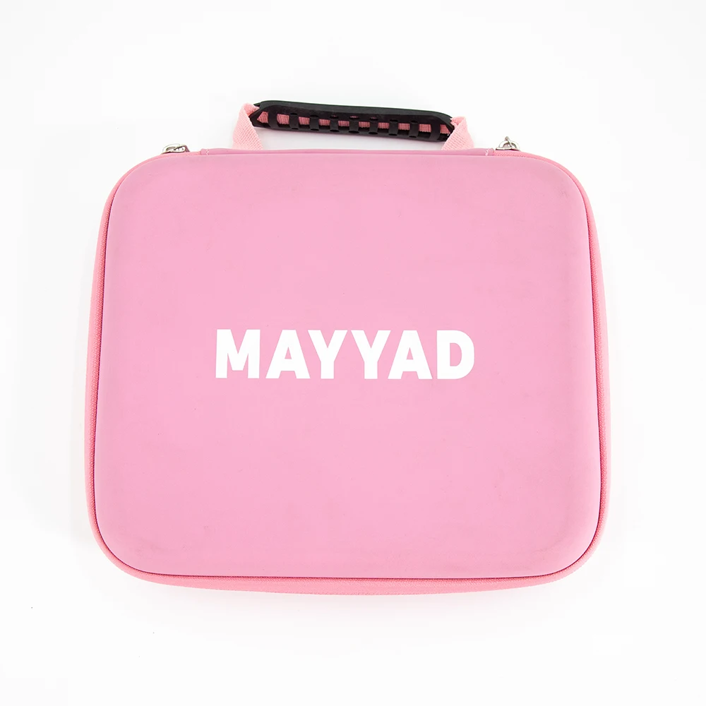 product custom print logo portable eva hard carry case with molded traytravel case with cutting foam-3