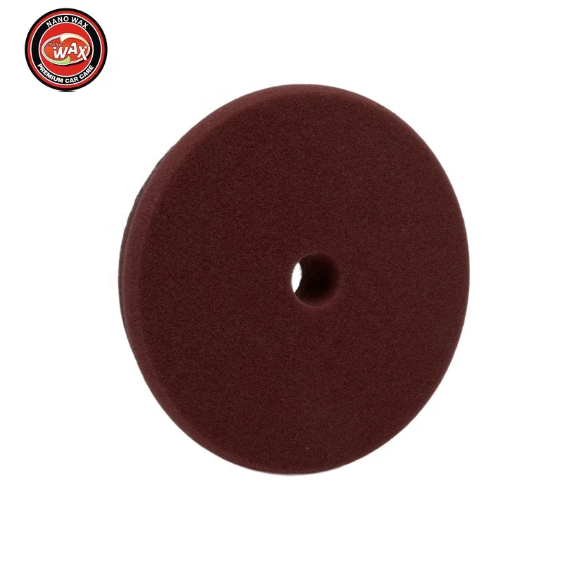 Нано-восковые 5-дюймовые дорожные буферные крюки и петли для полировки автомобиля полировальные пенные колодки компаундирования воска