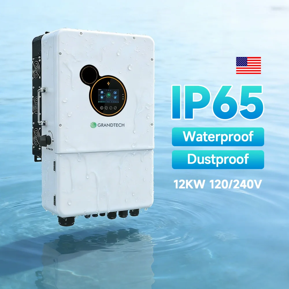 Hochleistungs-48-V-Hybrid-Solar-Wechselrichter, 5 kW, 6 kW, 8 kW, 10 kW, 12 kW | UL1741, US-Markt, SEI-12K-UP, geteilte Phase, für Lithium-Batteriesysteme