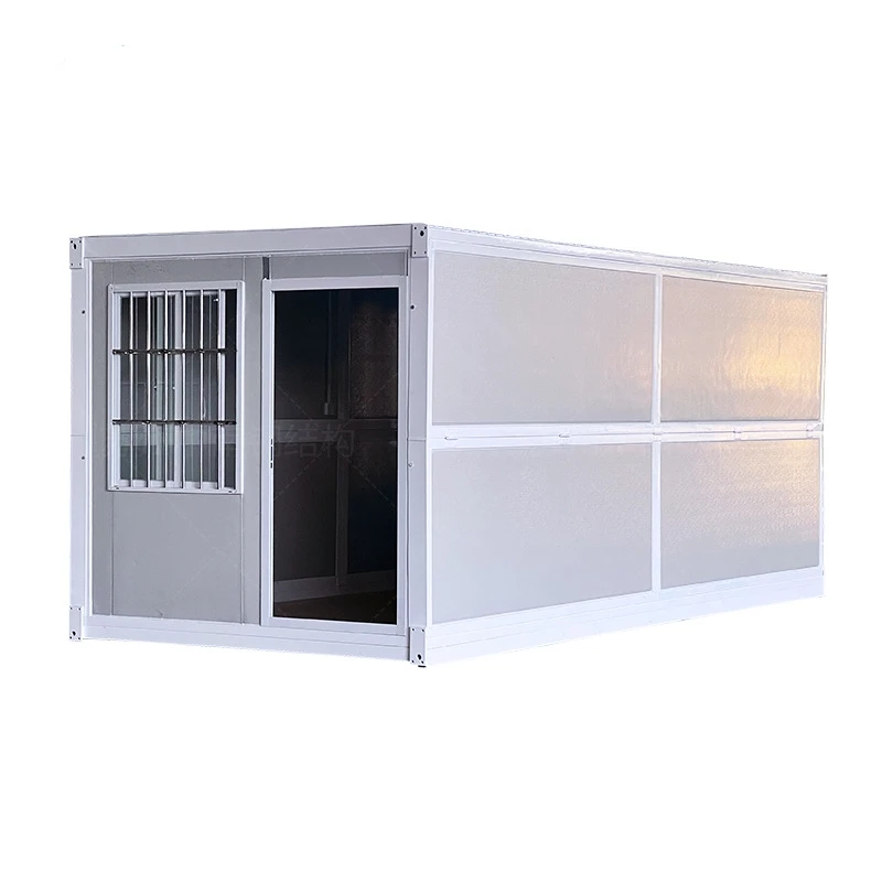 Luxury Foldable Tiny Office Container House Prefab Home in Small Steel Structure for Home Use