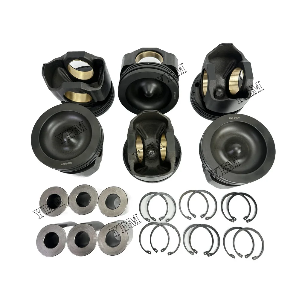 Aftermarket C18 Piston 235-8098 319-6715 for Caterpillar Excavator Parts Piston