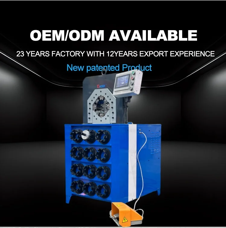 air Conditioning Hose Crimping Machine Automatic Hydraulic Crimping Machine for Hos air Suspension Suppliers