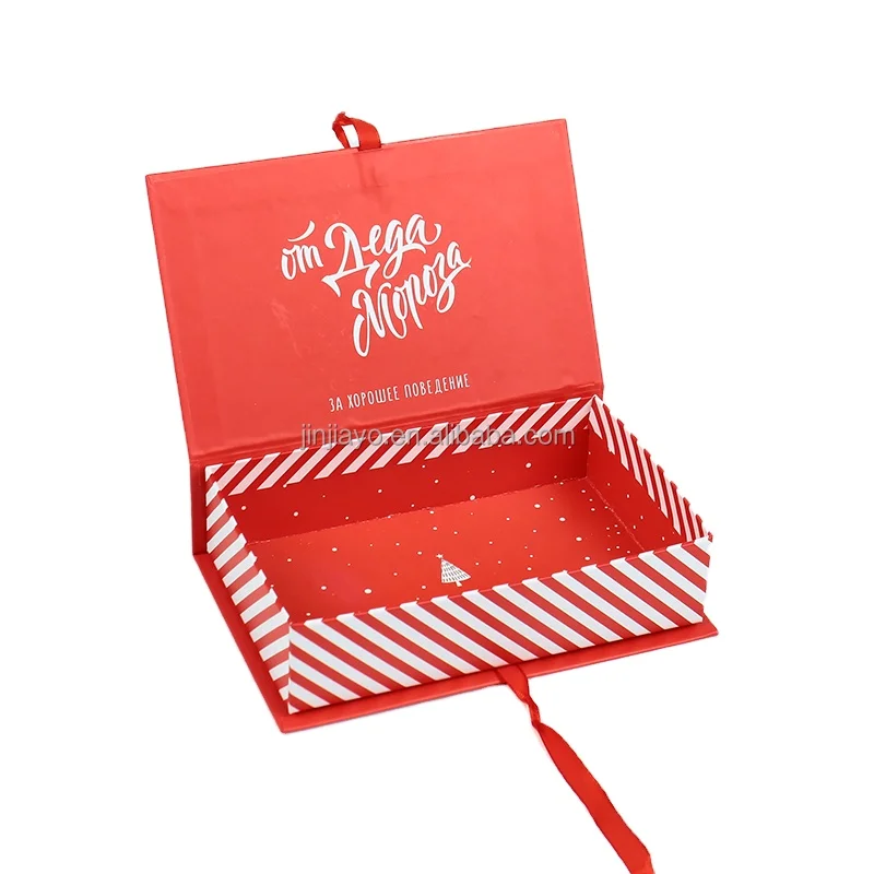 Egendefinert kunstpapirboks for smykker og parfyme med klappbar deksel, silkebånd, mat laminert papp, UV-trykk, varm foliepregning og vinduslåda