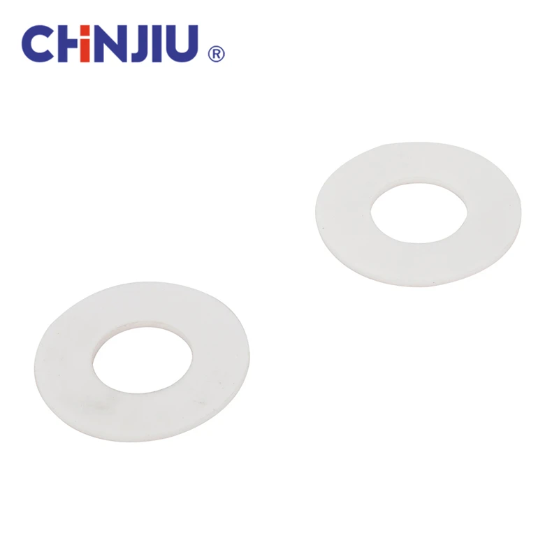 Rf Jis Din Bs Asme B16.5 Ptfe Plastic White Gasket 1.5 3mm Thickness Ff