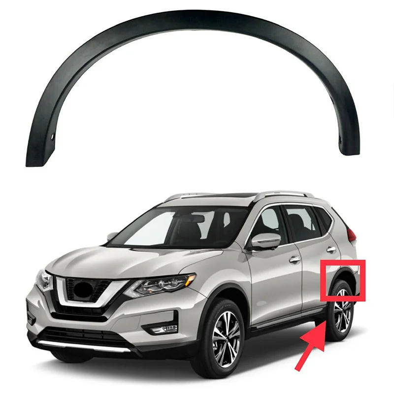 Fender Flare Wheel Eyebrow for 2017 2018 2019 2020 Nissan Rogue X-TRAIL