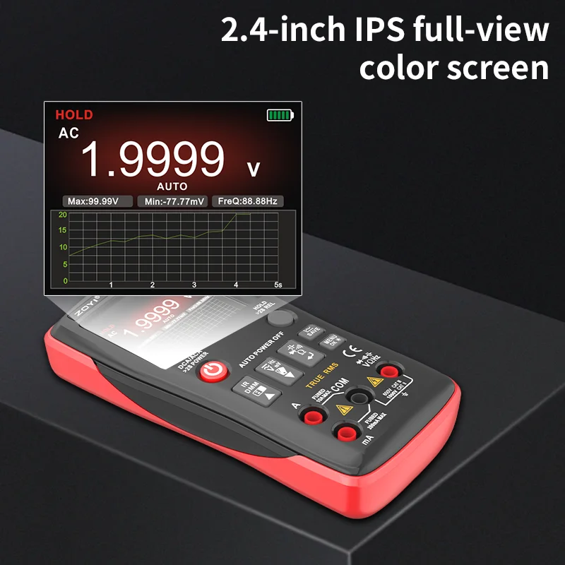 ZOYI ZT-R01 2-in-1 Thermal Imaging Multimeter with IR Camera for