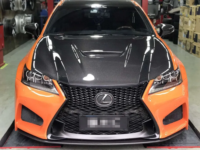 GS-Fスタイル カーボンファイバー ボンネット 2013-2019年式 レクサス 