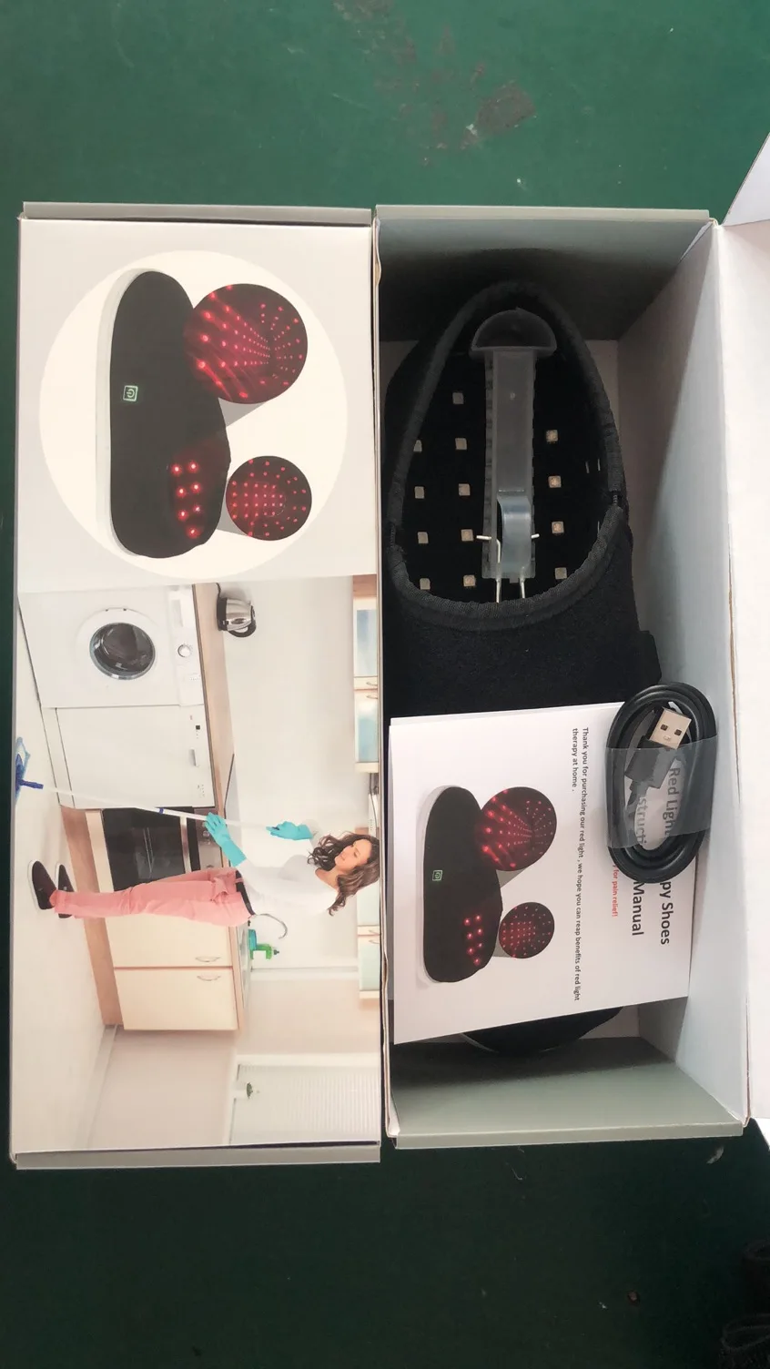 Kinreen New Near Infrared 850 635nm Slipper Neuropathy Boots Devie