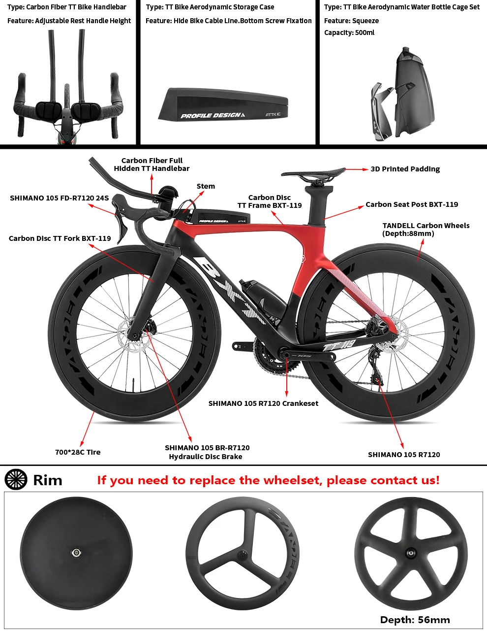 Aero Cover Aero Brakes For Tt Bike Aero Wheel Covers Bicycle 2025