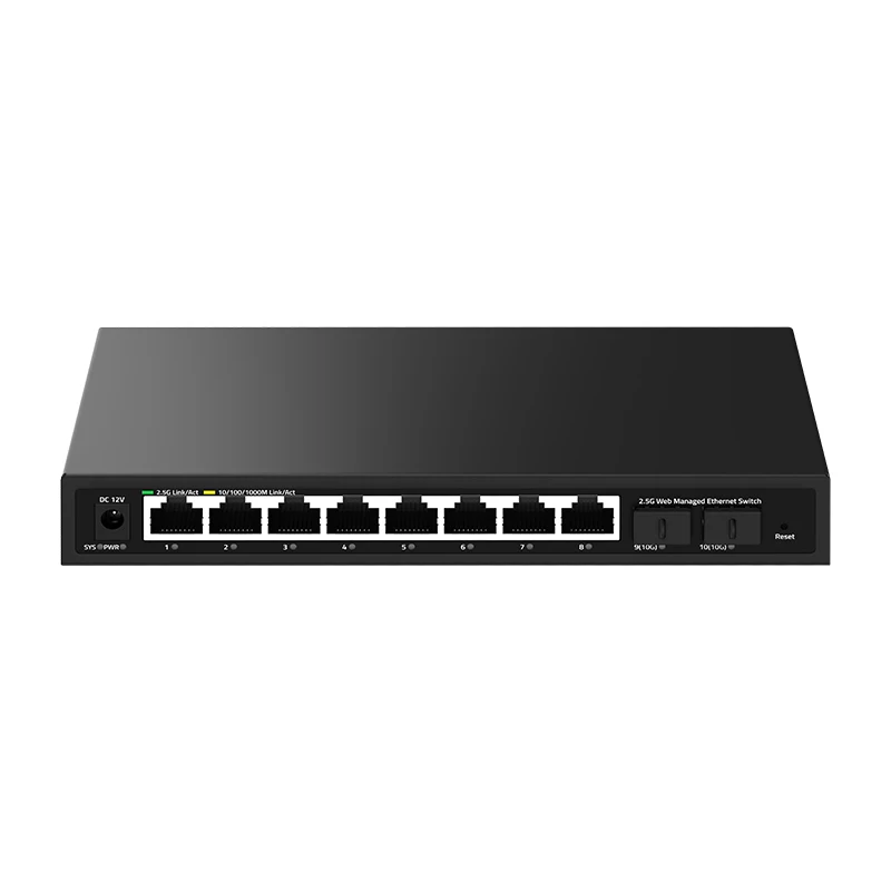 HORACO ZX310S-8T2XS Switch - 80gbps Capacity & Smart Management