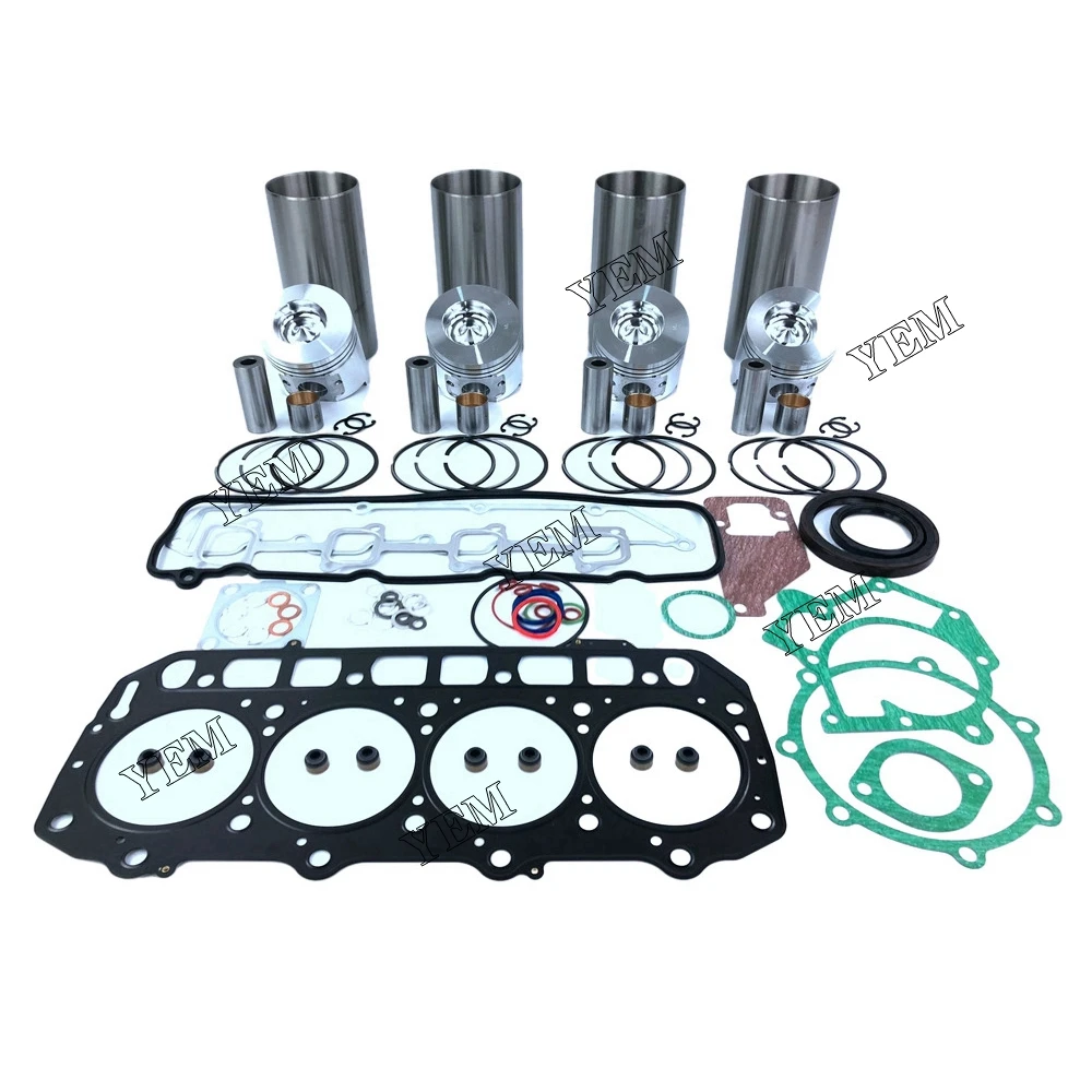 For Yanmar Diesel Engine 4TNE98 Overhaul Kit With Gasket Set