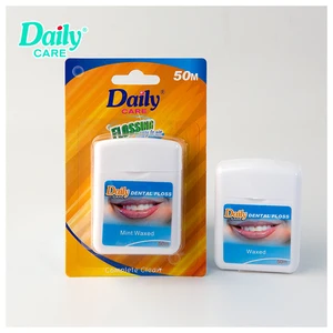 Hot Selling High Quality Dental Flossers for Daily Care Eco-Friendly Waxed Floss for Teeth Cleaning with Customizable Logo