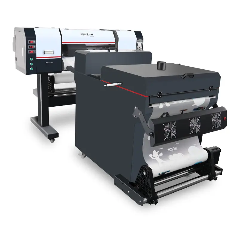 DTF白インク熱転写プリンターA3サイズ　+熱転写機 衣類DTFプリンターA3A4白インクPETフィルムソックスコートTシャツ