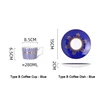 Coffee Cup Saucer/Blue/(Polygram)