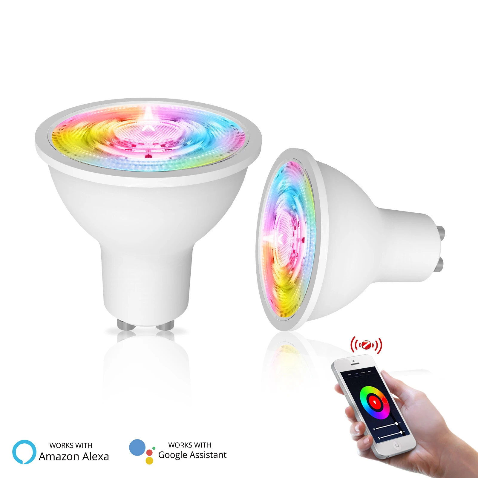 Hot Selling Products 2025 New Product WiFi Smart Home Lighting GU10 Led Bulb Timer Control Tuya Control Smart Life Smart Bulb