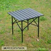 black square table