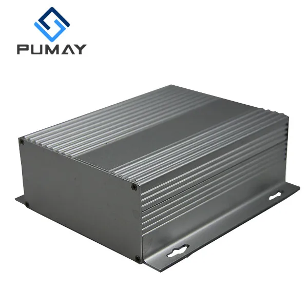 80*55*30 Silver Aluminum PCB Instrument Box Enclosure Electronic Project DIY 