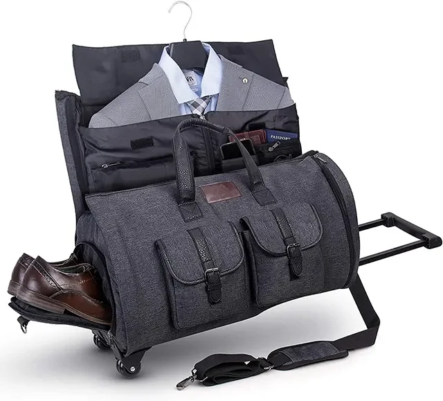 3 In 1 Garment Suit Luggage Bag For Women Men Business Travel Weekender ...