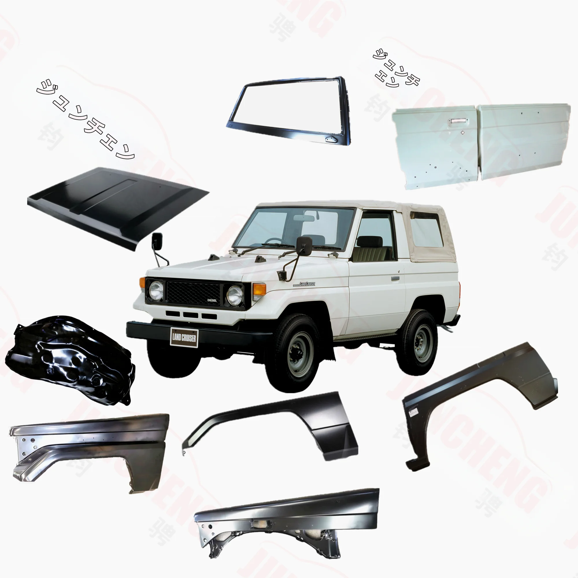 TKM　オーダー BIGステムエンブレム＆ステーセット Kawasaki小文字 ゴールド