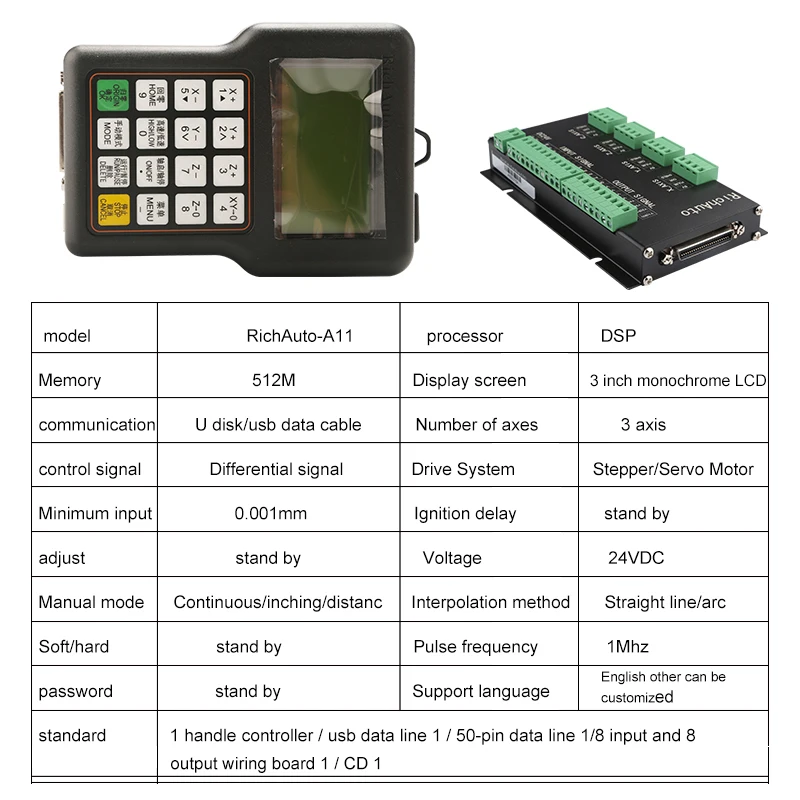 DSP A11 Handle Controller for 3axis CNC Router
