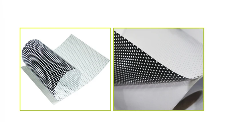 Pvc Vinyl Rolls Printable Glass Window Perforated Vinyl Sticker One Way Vision Film For ...