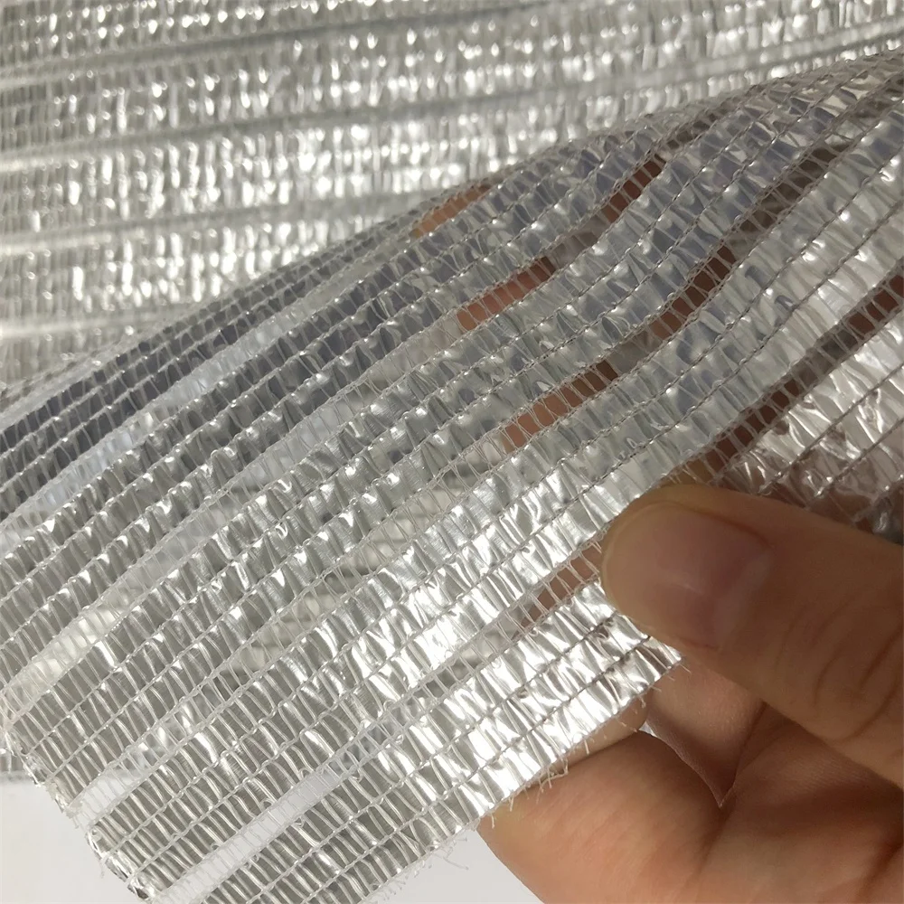 Schattennetz Mit Aluminiumfolie – UV-Schutz, 1x2 M, Für Garten & Camping