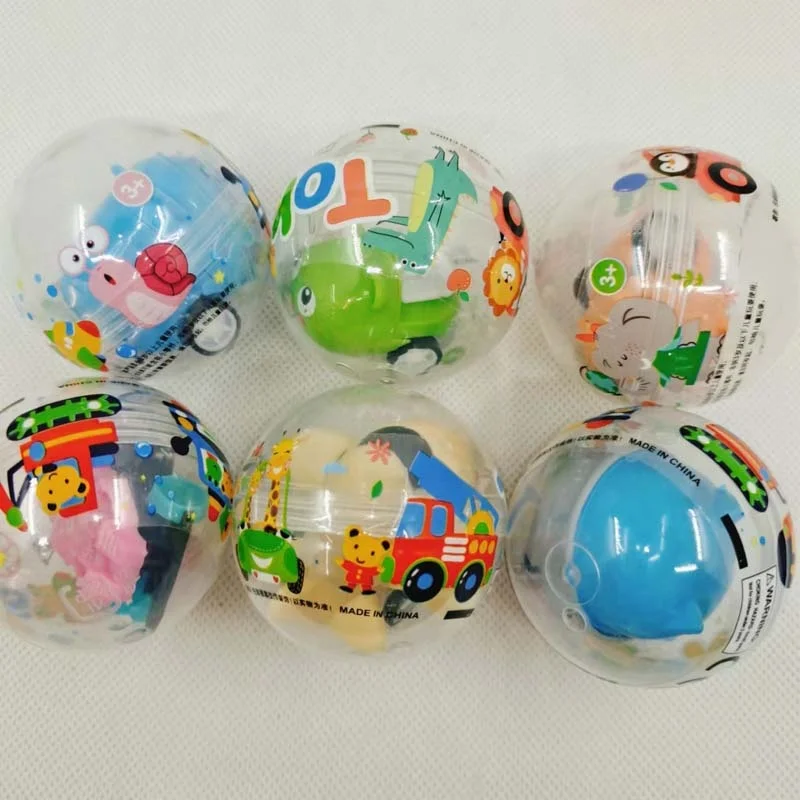 50mm Transparent Capsule Shell for Mini Unisex Small Car Toys Promotional Toy Balls Various Mixed for All Sizes