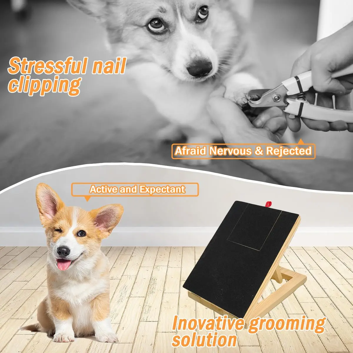Pets Trimming Tool Stress Dog Nail Scratch Clipper Board Pad Grinder Toy For All Dog Sizes Nails