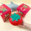 Large-sized popping candy strawberry squishy toy-pvc packaging