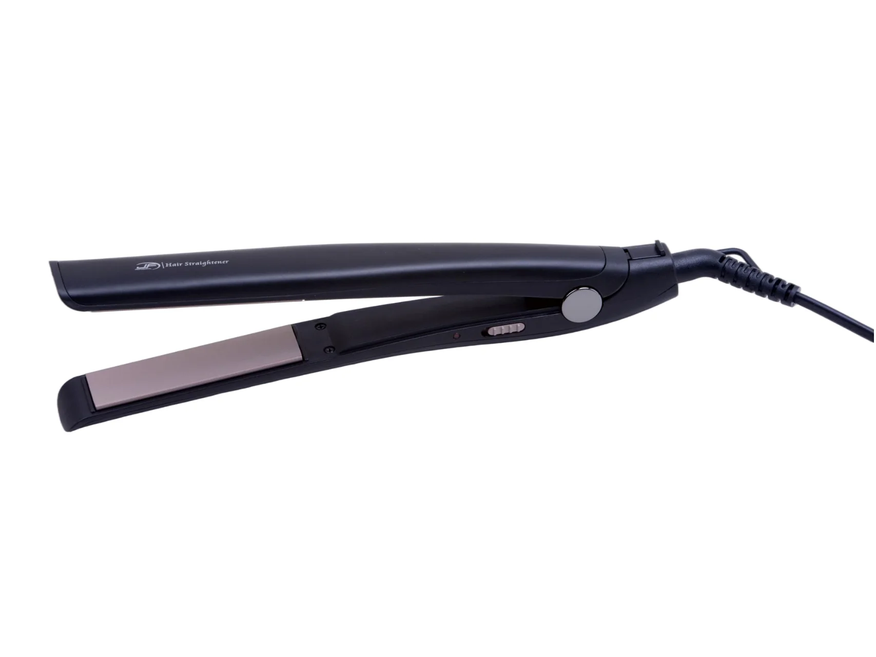 PTC Heating Hair Straightener and Curler with Ceramic and Tourmaline Coating Plates and 360° Swivel Power Cord