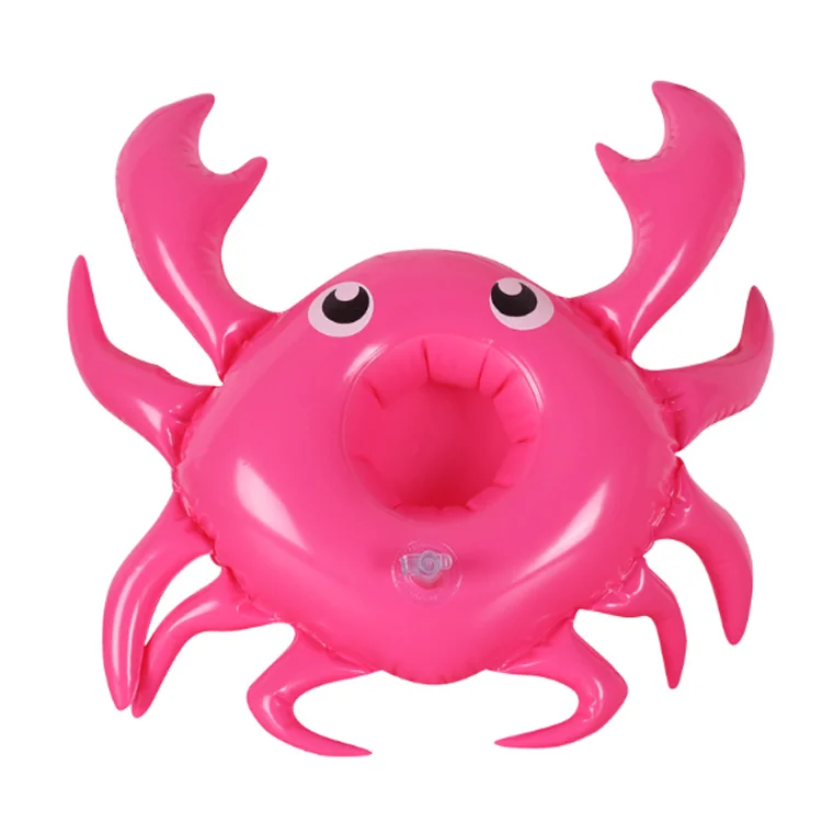 Inflatable Water Coaster Floating Crab Drink Holder Crab Cup Holder