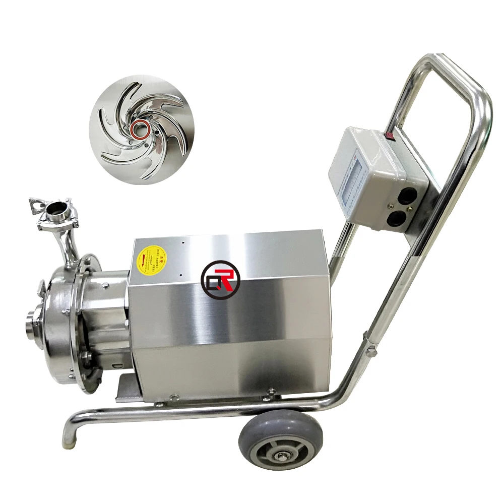 Factory Price 4Kw High Flow Milk Grade Head 80M Liquid Milk Small Sanitary Components Centrifugal Pump Price Milk Pump