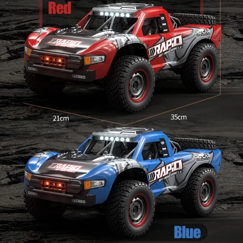 New 2.4GHz Brushless Remote Control Racing Car Off-Road 4WD High Speed 70km/h Metal 4x4 RC Truck Toy for Kids and Adults