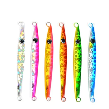 Fast-Sinking Artificial Hard Bait Jig Lure 150g Long-Cast Laser Metal Lead Jig Without Hooks for Jigging – Metal Jig – view 2