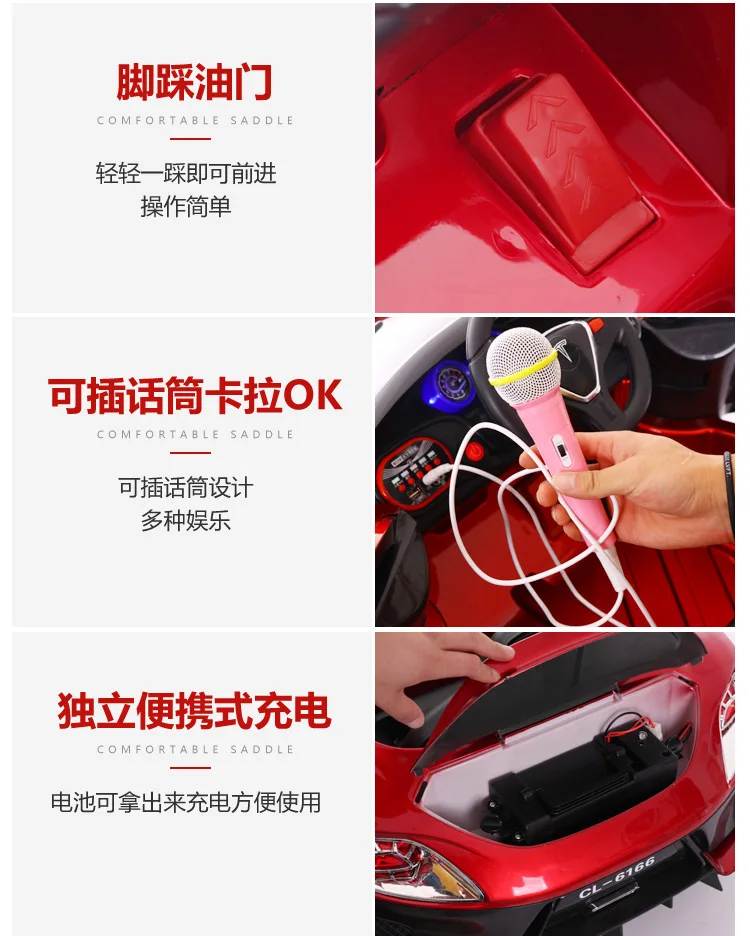 Wholesale Remote Control Driving Fourwheel Tesla Electric Rideon Cars