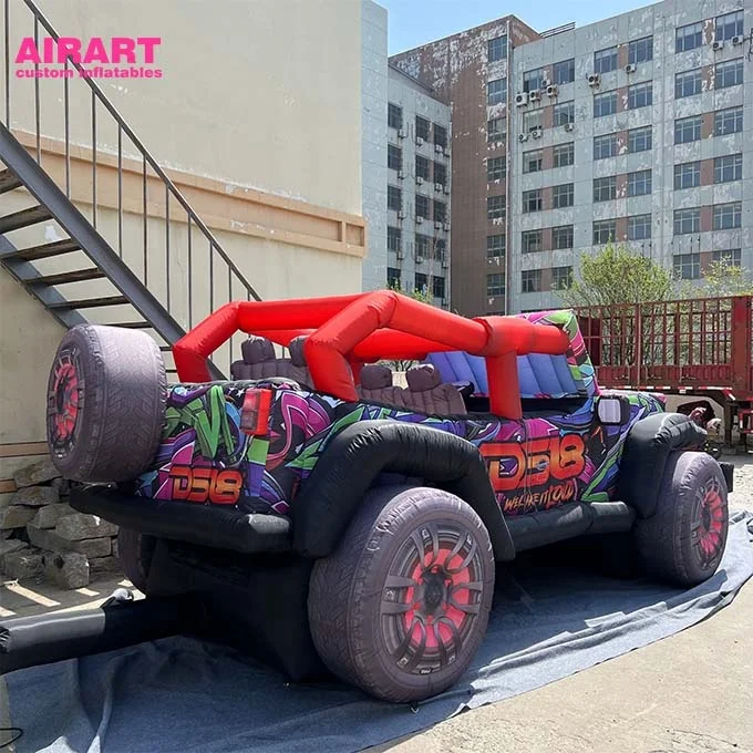 Giant Inflatable Car Model Custom Inflatable jeep Car