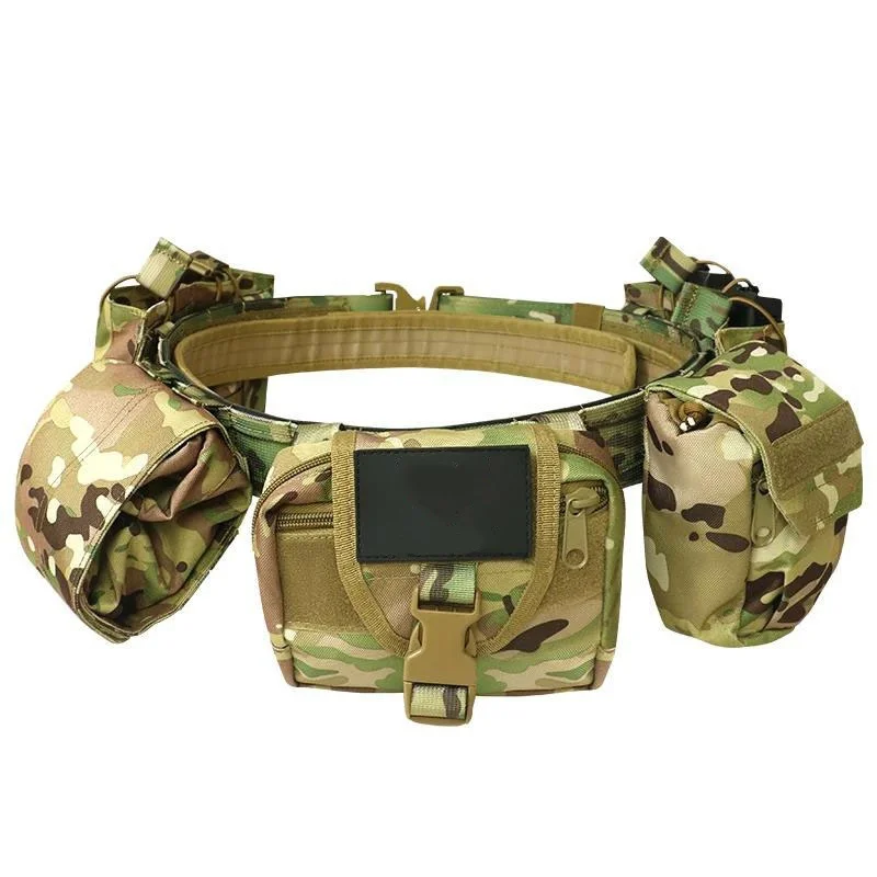 Detachable Tactical Training Waist Bag Hunting Mountaineering Tactical Duty Belts Utility Belt with Accessories Pouches