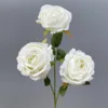 Oil painting rose-white-65cm