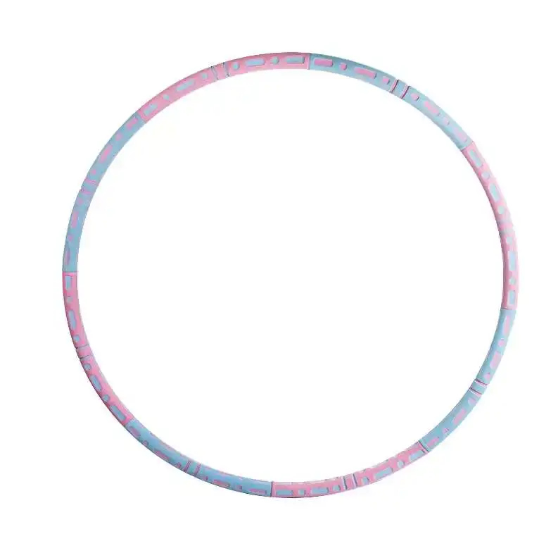 Оптовая продажа, дешевое регулируемое весеннее утяжеленное магнитное массажное кольцо для фитнеса Hu La Hula Hoola, спортивное кольцо для фитнеса