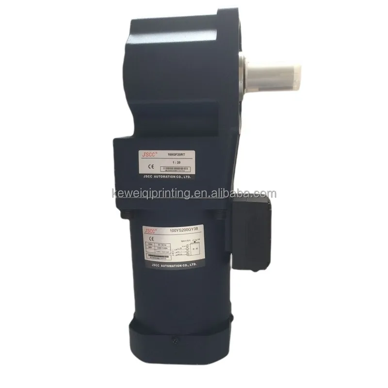 JSCC 200W Gear Shaft Induction Motor with Rectangular Gearbox