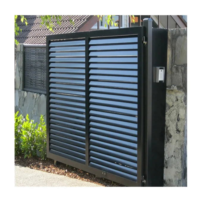 retractable garden gate